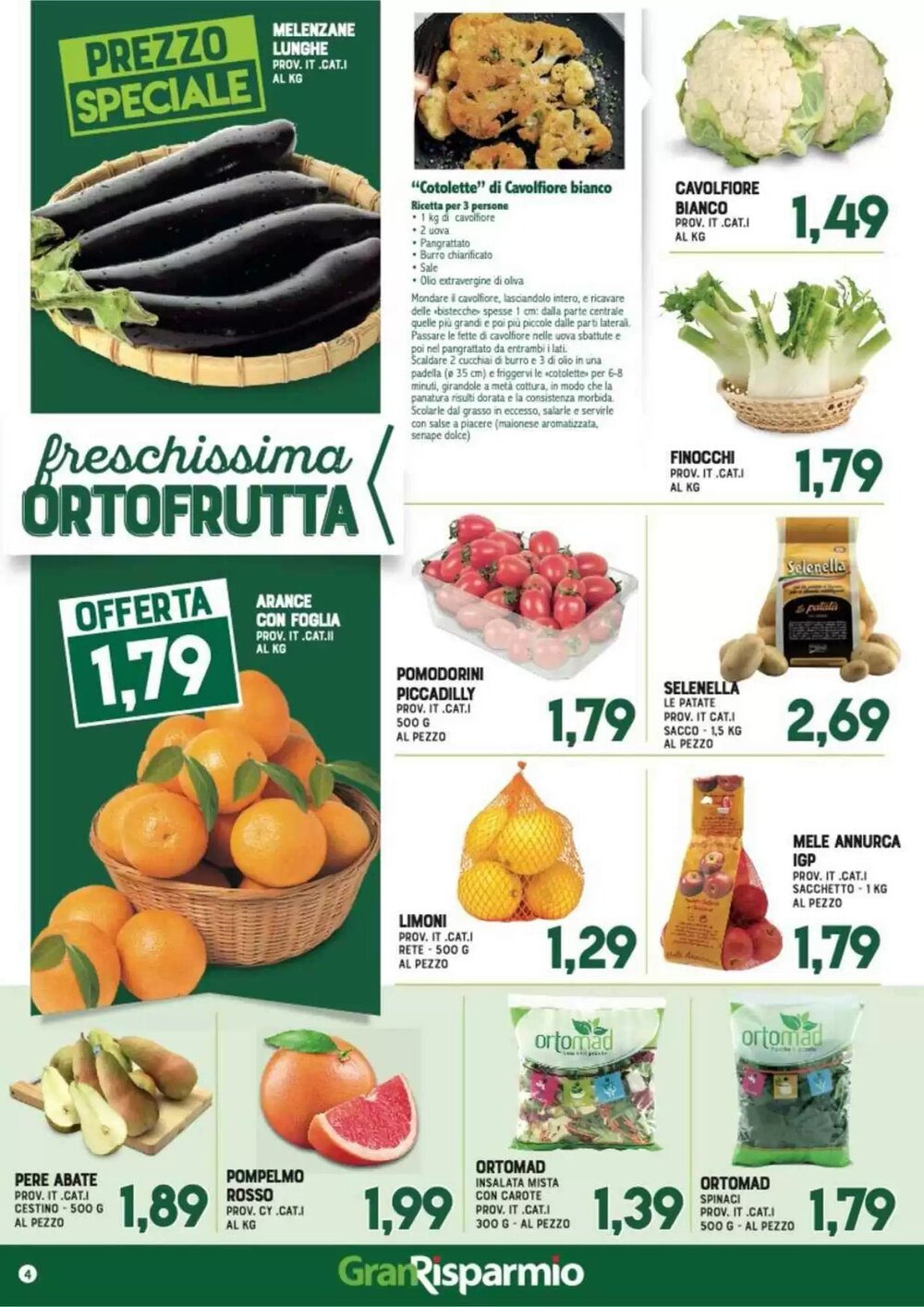 Volantino promozionale Gran Risparmio  valide dal 24/02/2026 - Pagina 4.