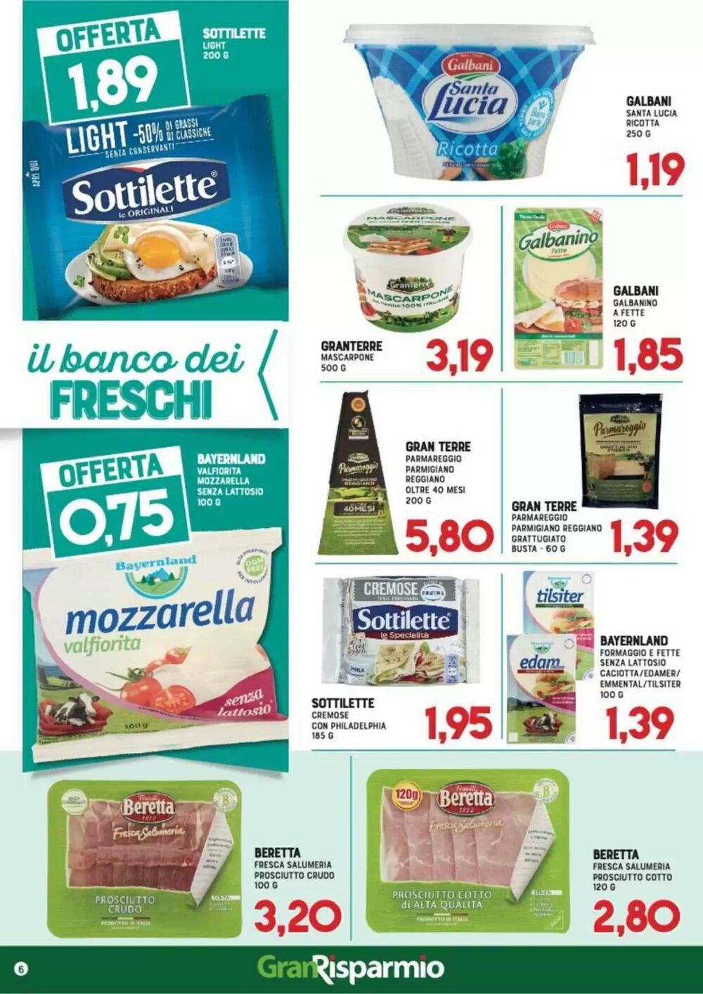 Volantino promozionale Gran Risparmio  valide dal 24/02/2026 - Pagina 6.