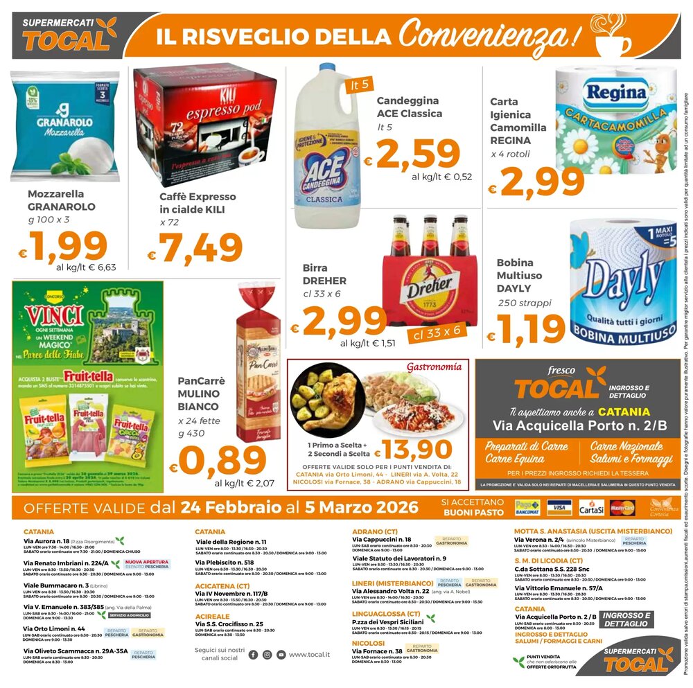 Volantino promozionale Tocal  valide dal 24/02/2026 - Pagina 12.