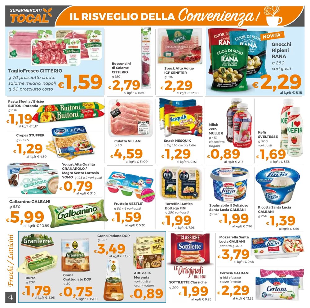 Volantino promozionale Tocal  valide dal 24/02/2026 - Pagina 4.