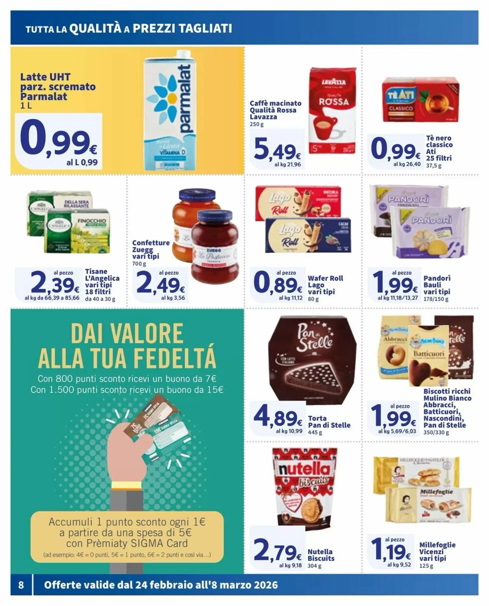 Volantino promozionale Ok Sigma  valide dal 24/02/2026 - Pagina 8.
