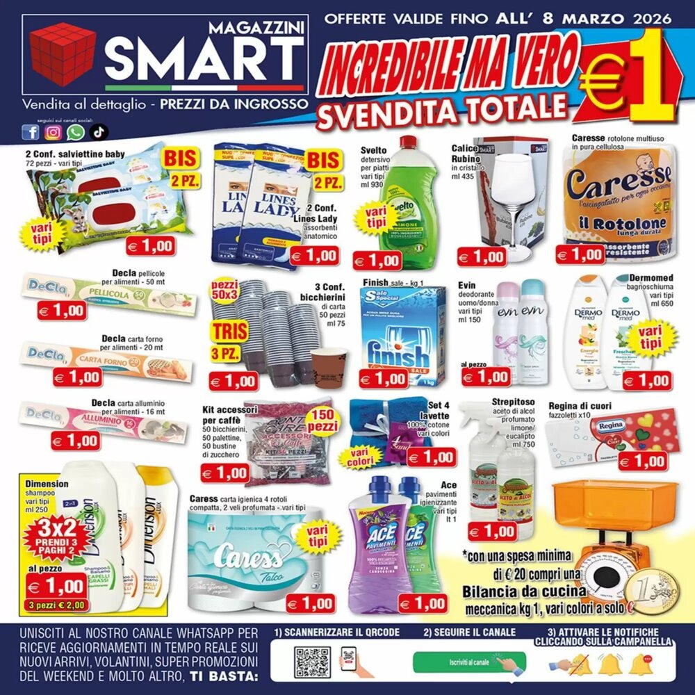 Volantino promozionale Magazzini Smart  valide dal 24/02/2026 - Pagina 2.