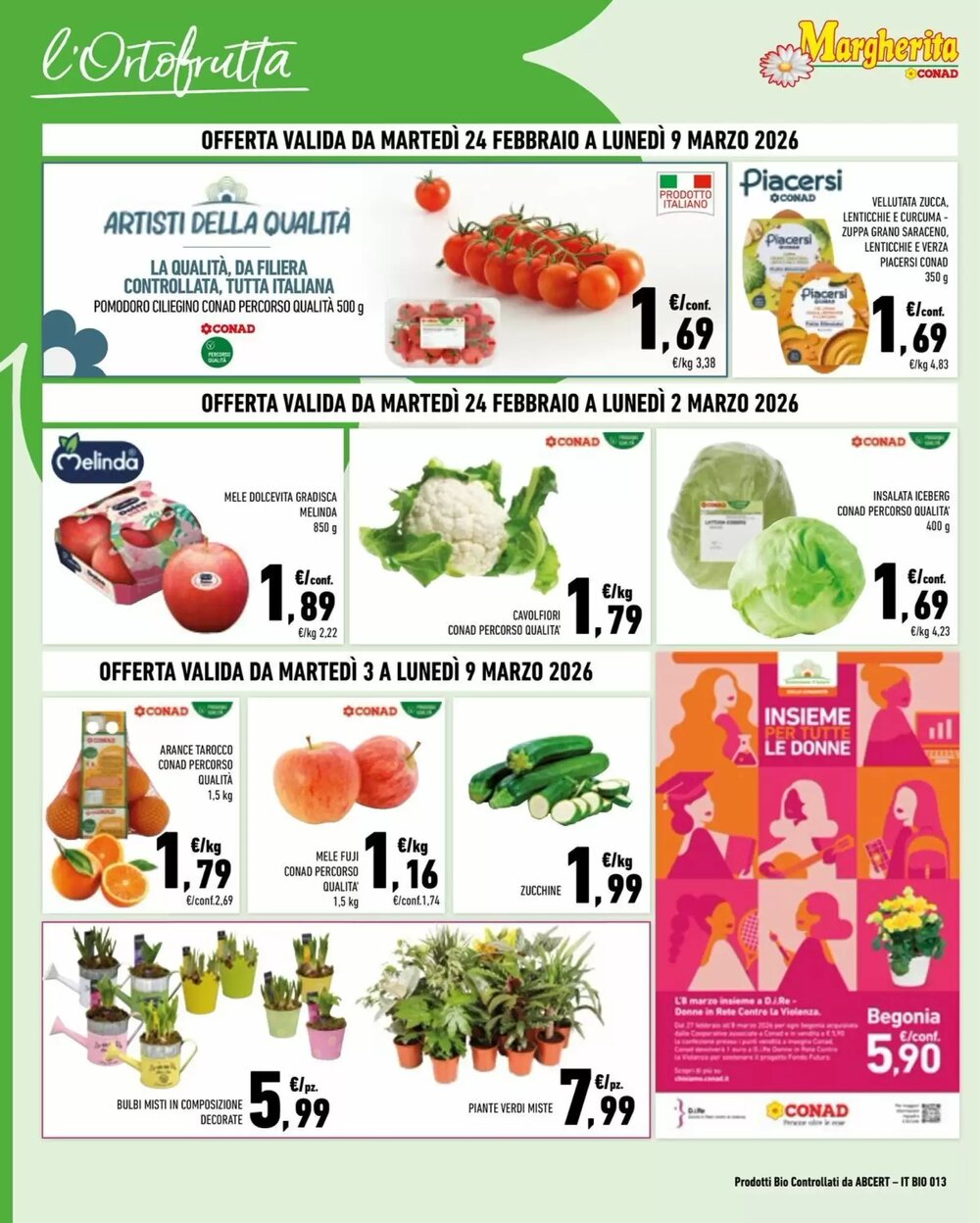 Volantino promozionale Conad Margherita  valide dal 24/02/2026 - Pagina 2.