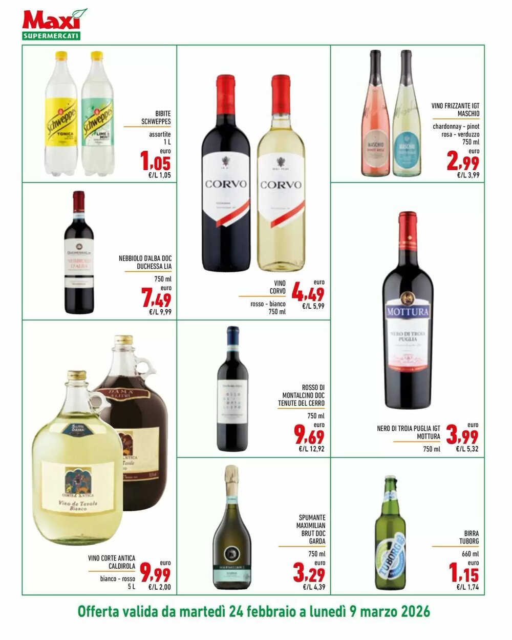 Volantino promozionale Maxi Supermercati  valide dal 24/02/2026 - Pagina 14.