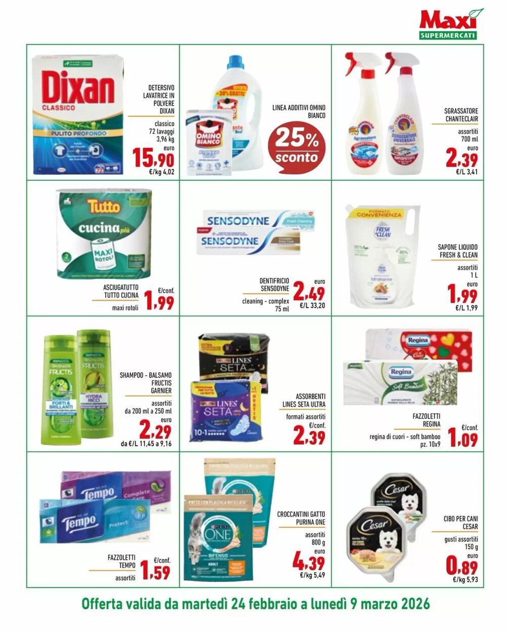 Volantino promozionale Maxi Supermercati  valide dal 24/02/2026 - Pagina 15.