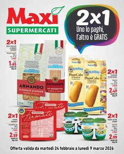 Volantino promozionale Maxi Supermercati  valide dal 24/02/2026