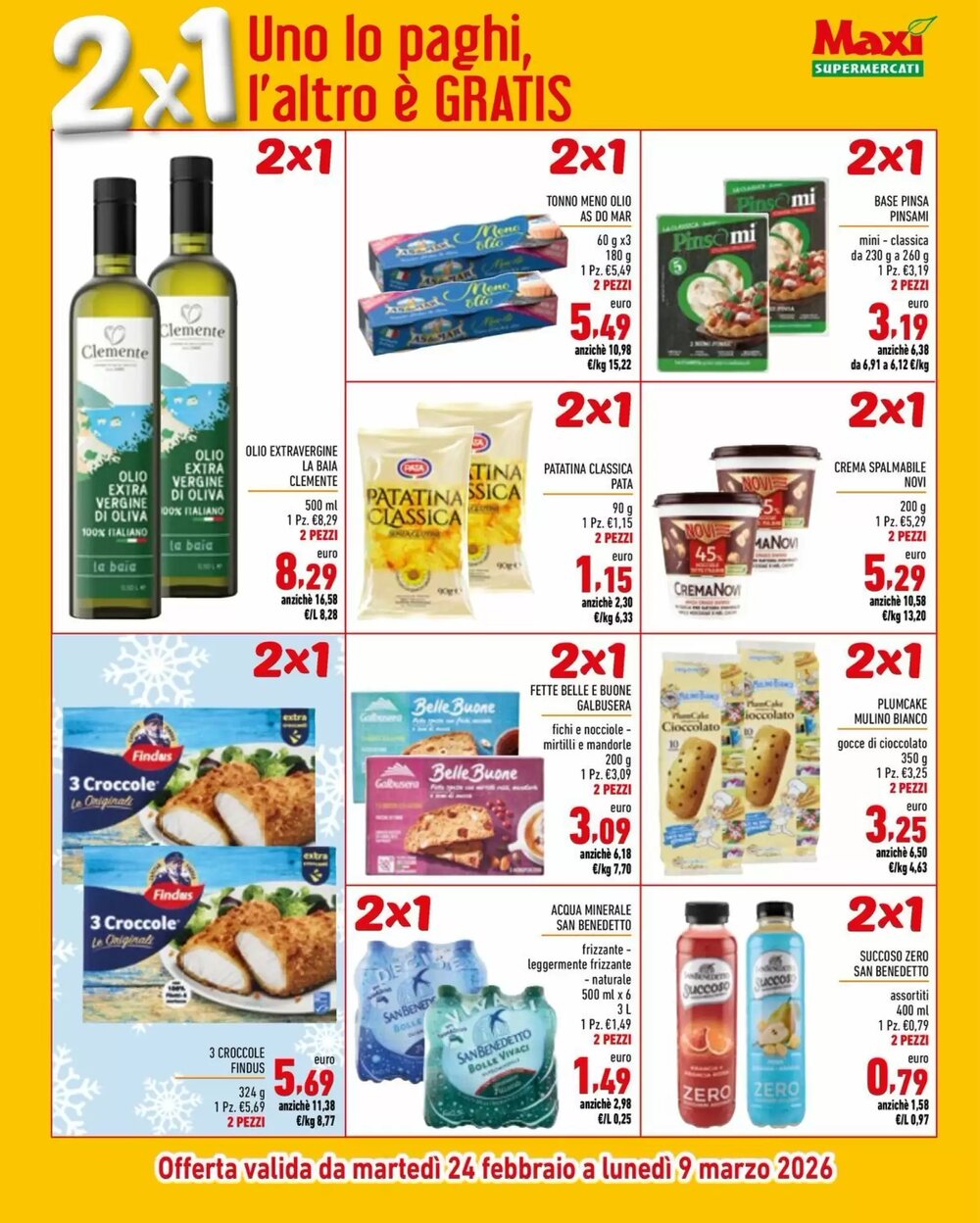 Volantino promozionale Maxi Supermercati  valide dal 24/02/2026 - Pagina 3.