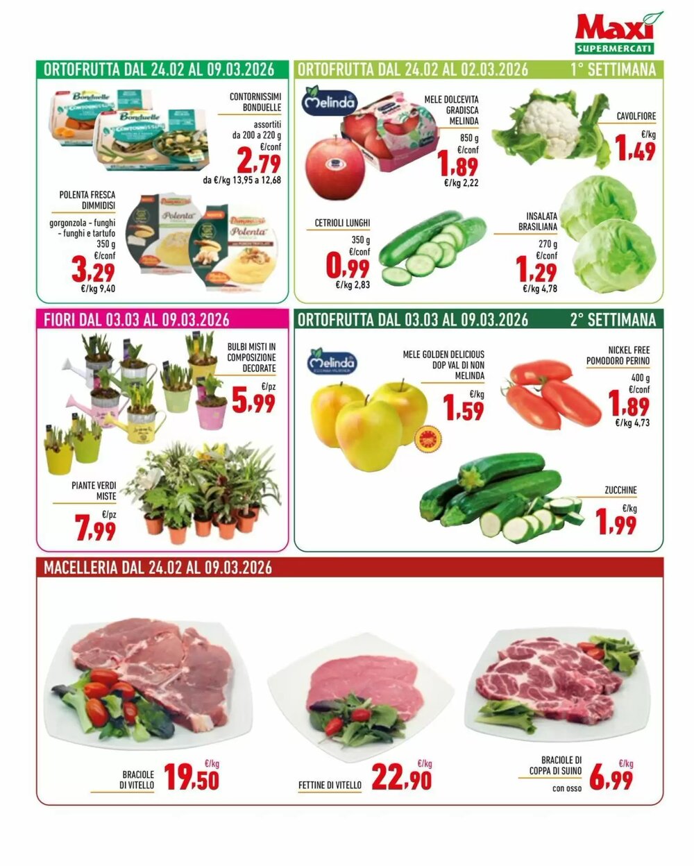 Volantino promozionale Maxi Supermercati  valide dal 24/02/2026 - Pagina 5.