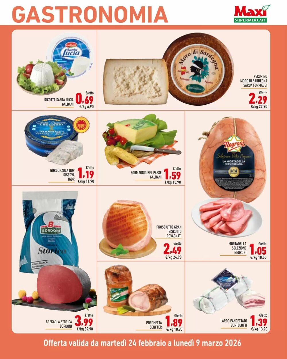 Volantino promozionale Maxi Supermercati  valide dal 24/02/2026 - Pagina 6.