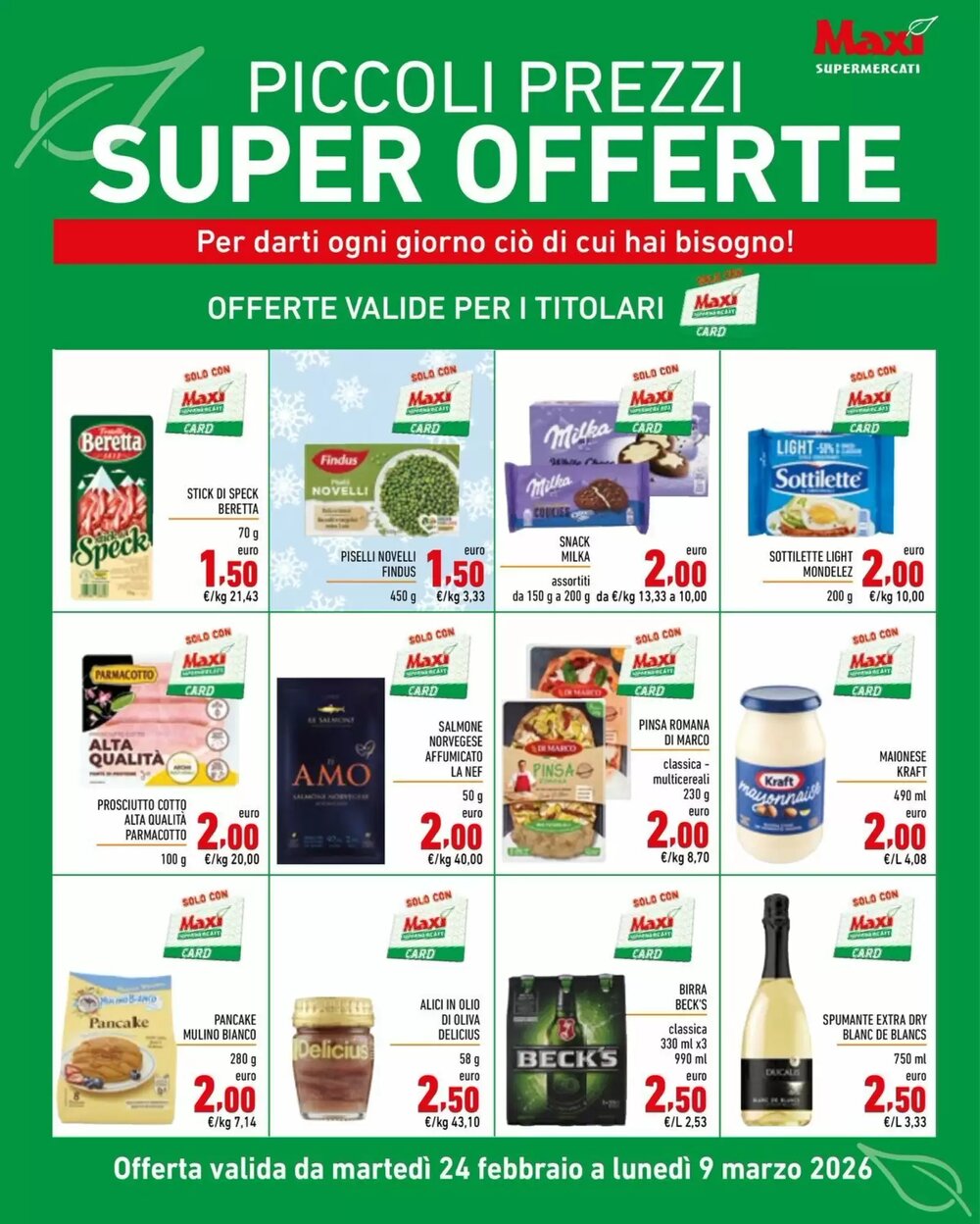 Volantino promozionale Maxi Supermercati  valide dal 24/02/2026 - Pagina 7.