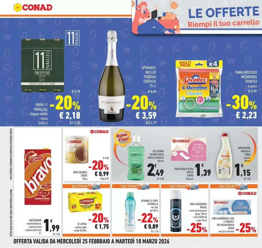 Volantino promozionale Conad  valide dal 24/02/2026 - Pagina 28.