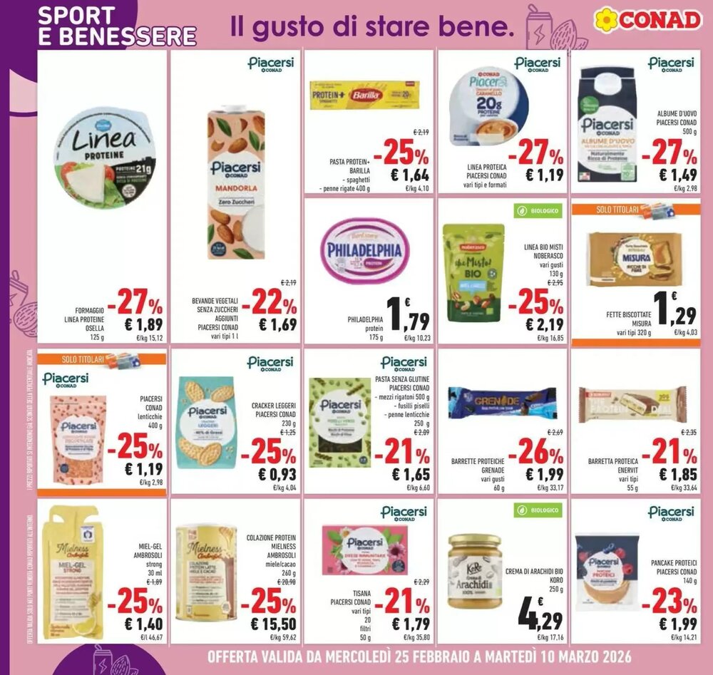 Volantino promozionale Conad  valide dal 24/02/2026 - Pagina 30.