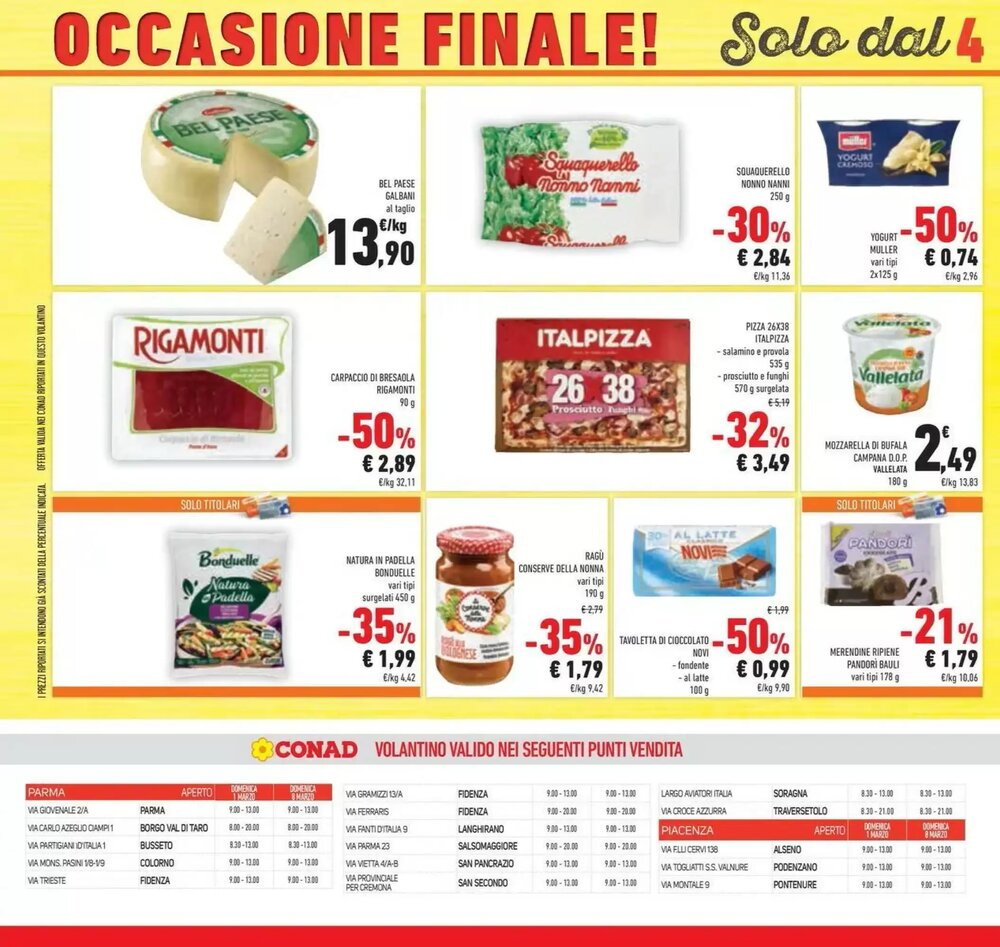 Volantino promozionale Conad  valide dal 24/02/2026 - Pagina 34.