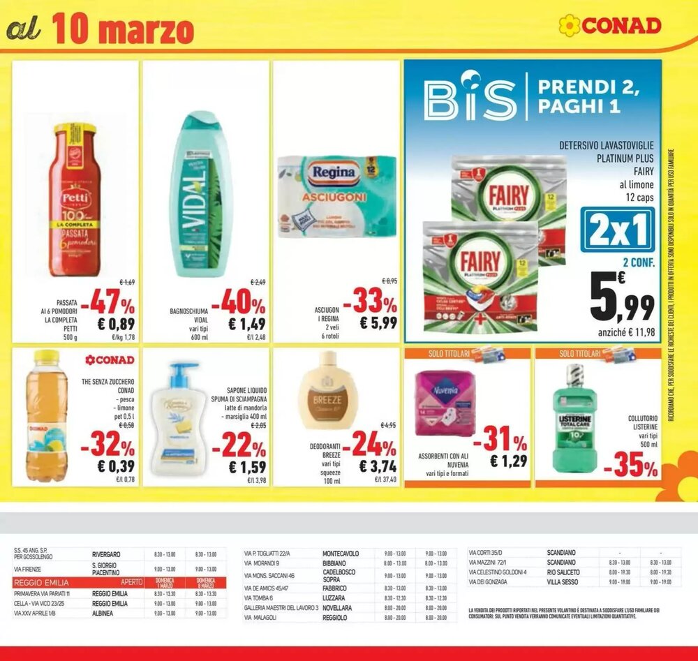 Volantino promozionale Conad  valide dal 24/02/2026 - Pagina 35.