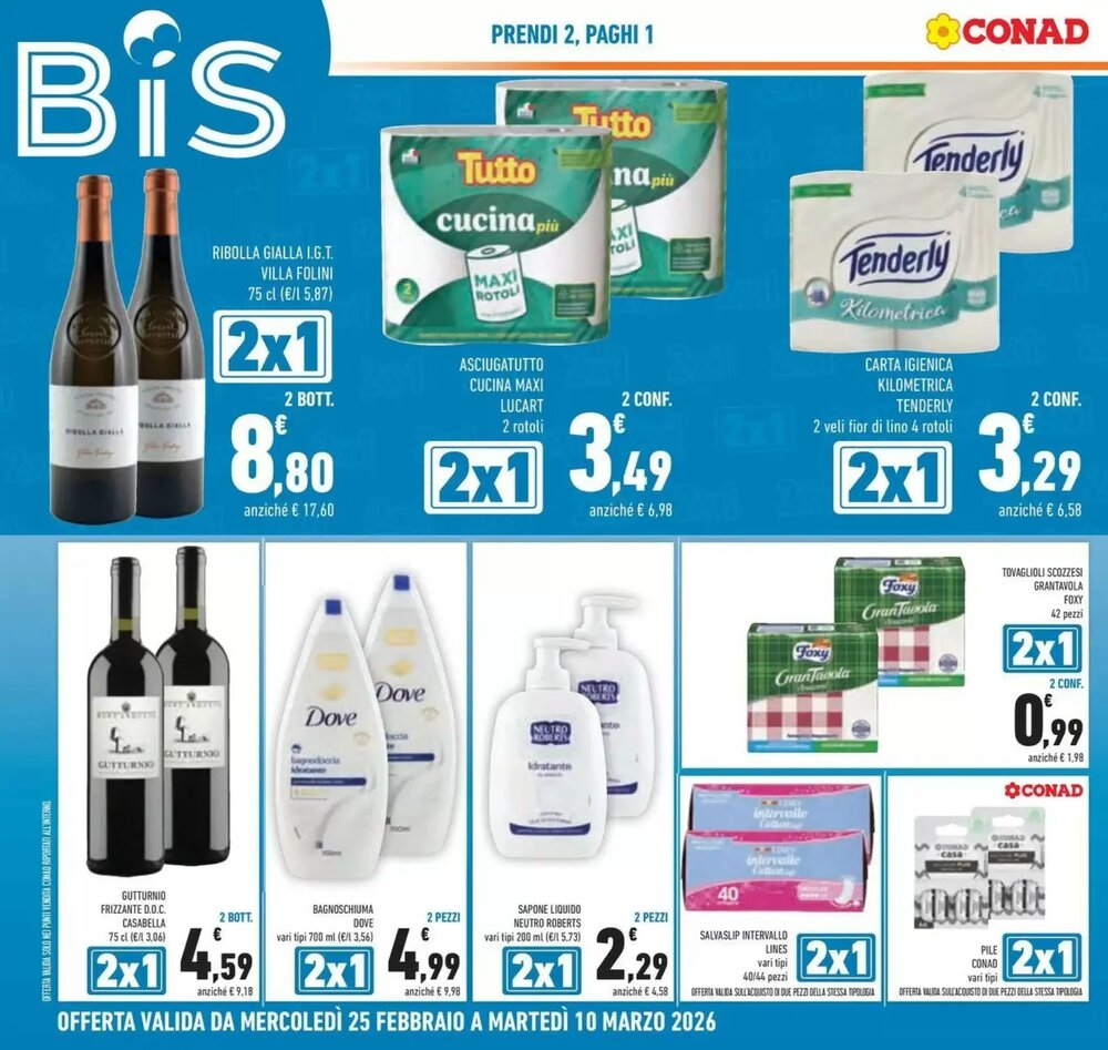 Volantino promozionale Conad  valide dal 24/02/2026 - Pagina 6.