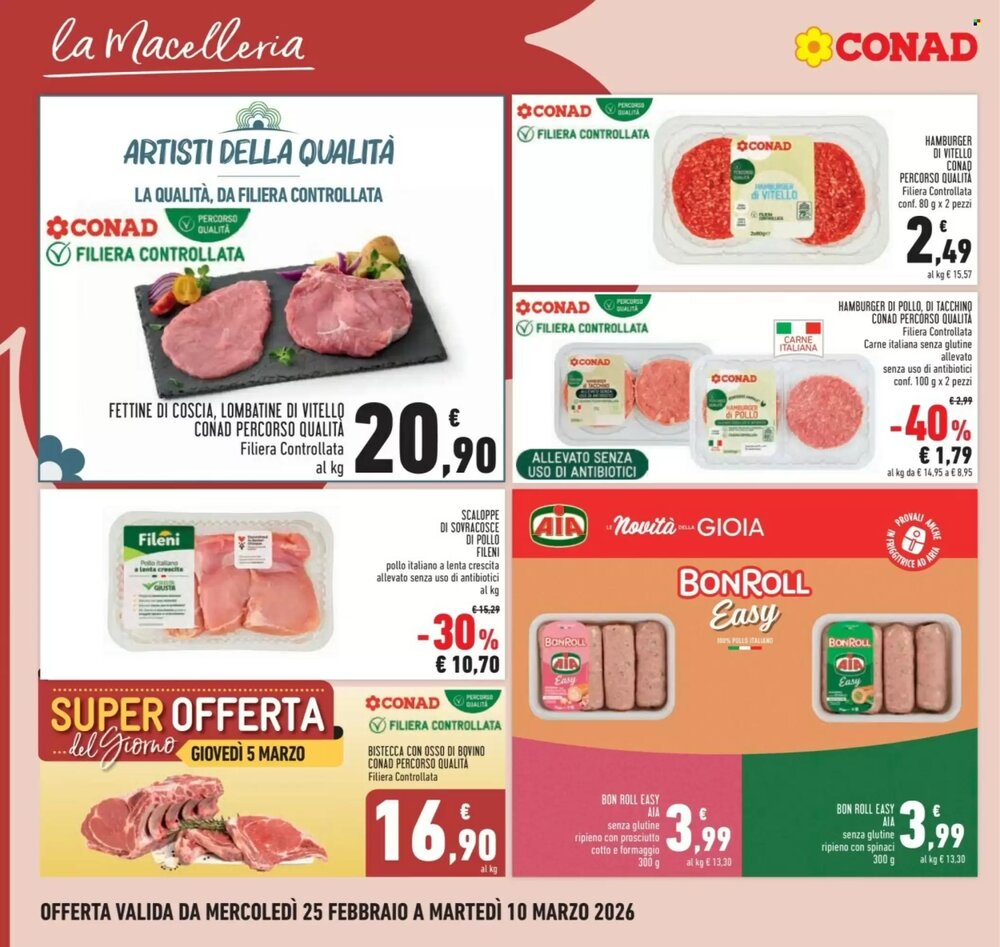 Volantino promozionale Conad  valide dal 25/02/2026 - Pagina 10.