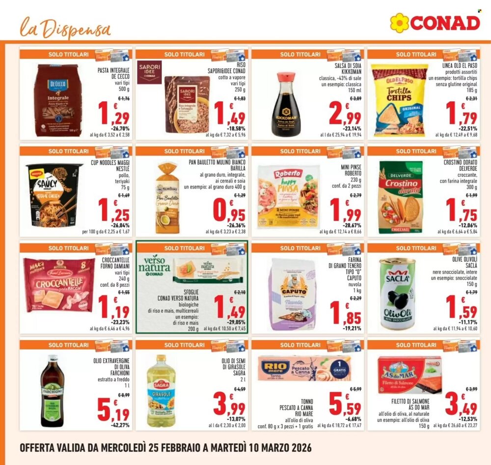 Volantino promozionale Conad  valide dal 25/02/2026 - Pagina 18.