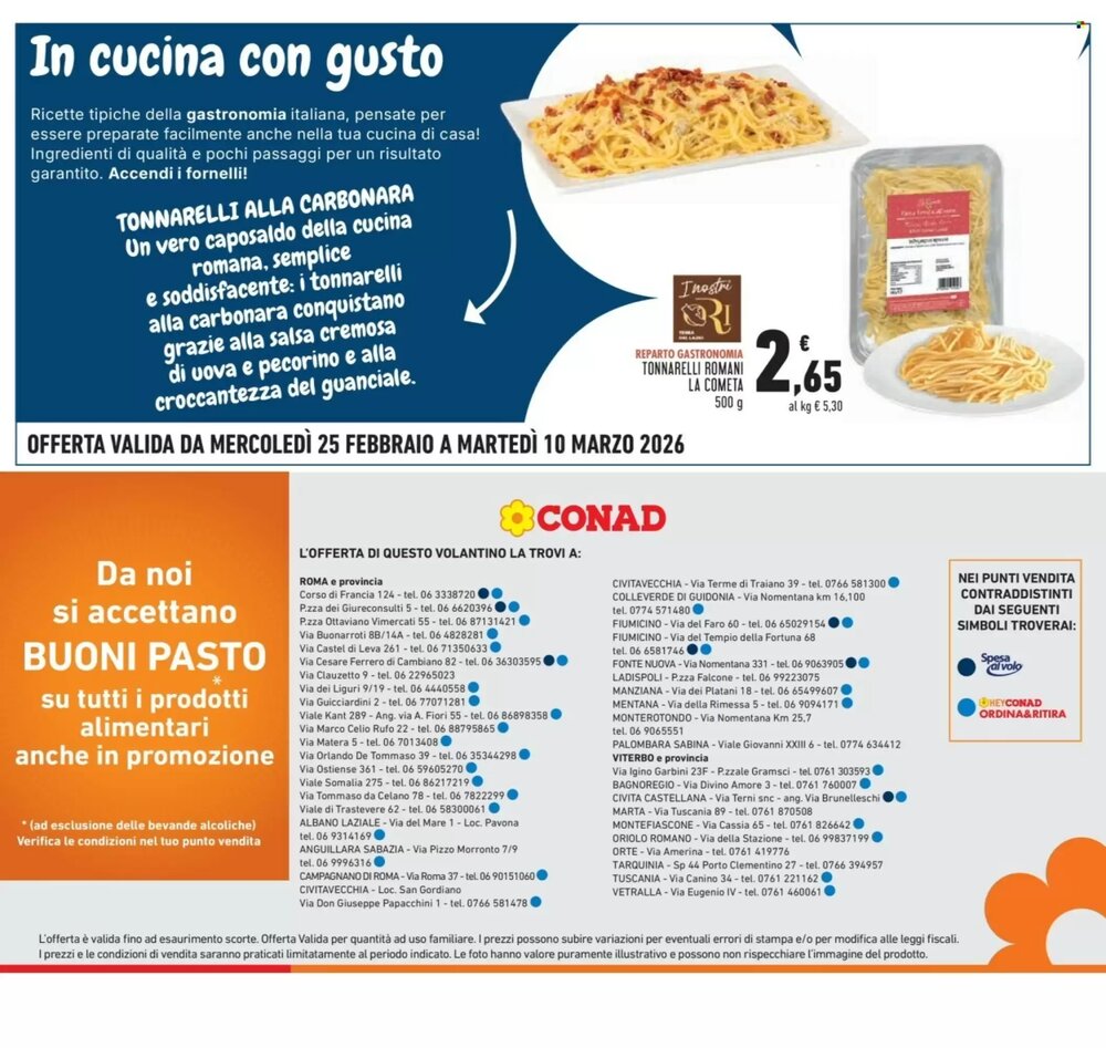 Volantino promozionale Conad  valide dal 25/02/2026 - Pagina 27.