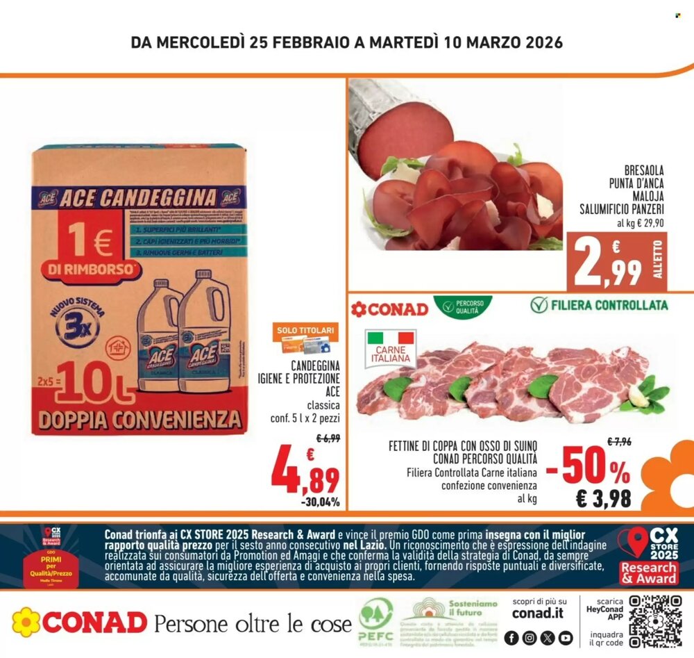 Volantino promozionale Conad  valide dal 25/02/2026 - Pagina 28.