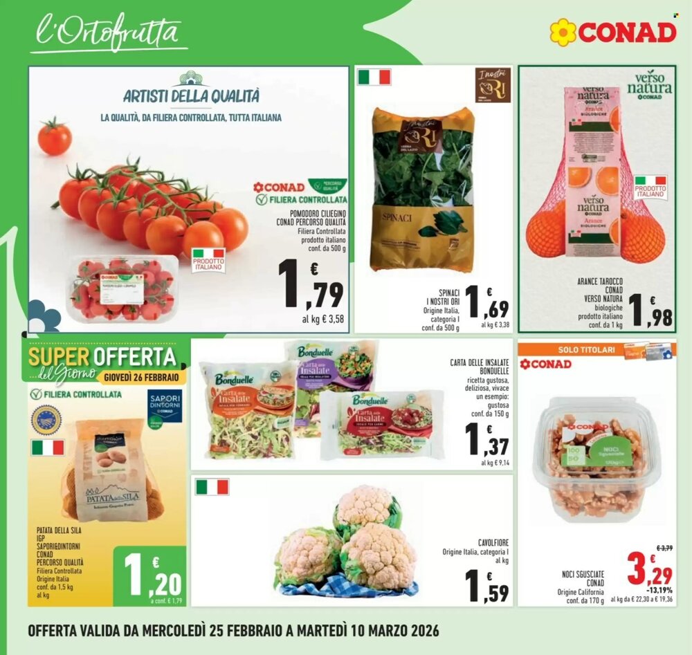 Volantino promozionale Conad  valide dal 25/02/2026 - Pagina 8.