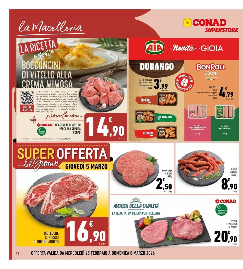 Volantino promozionale Conad Superstore  valide dal 25/02/2026 - Pagina 10.