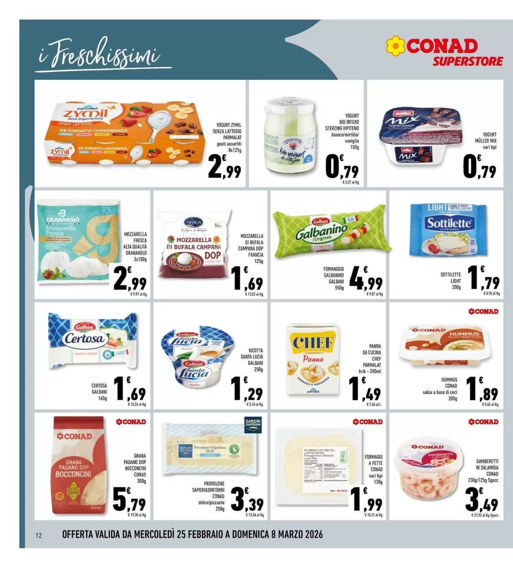 Volantino promozionale Conad Superstore  valide dal 25/02/2026 - Pagina 12.