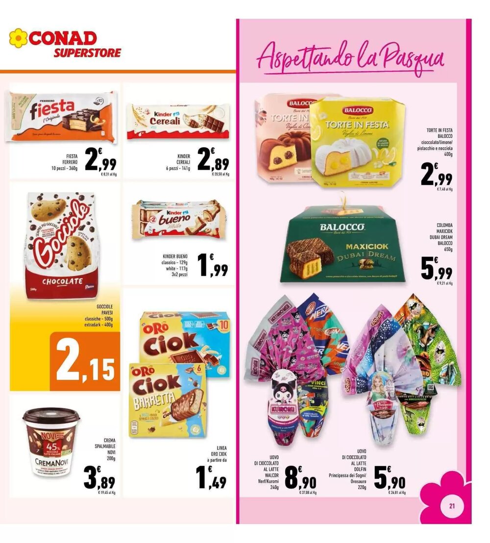 Volantino promozionale Conad Superstore  valide dal 25/02/2026 - Pagina 21.