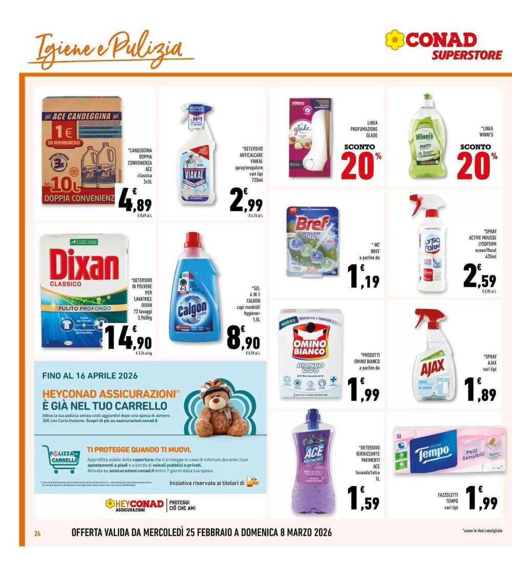 Volantino promozionale Conad Superstore  valide dal 25/02/2026 - Pagina 24.
