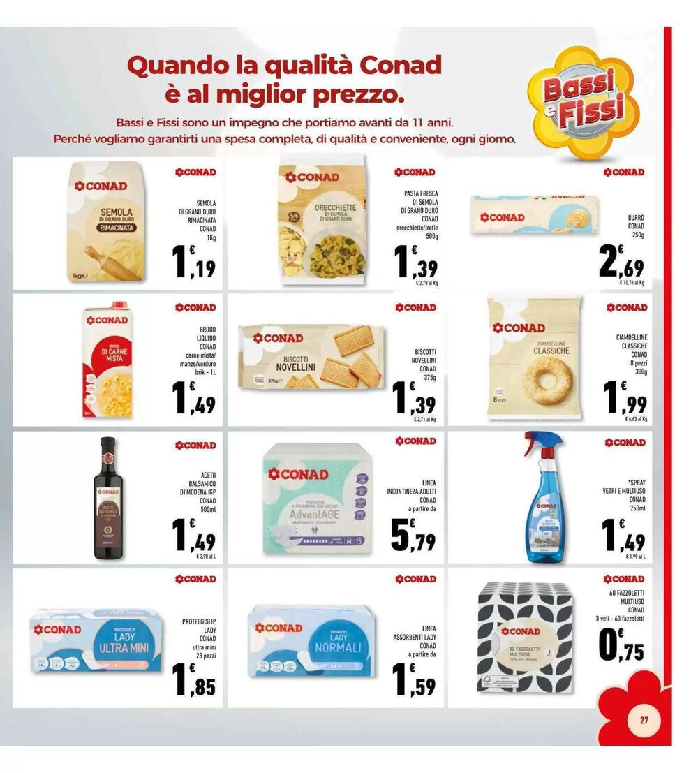 Volantino promozionale Conad Superstore  valide dal 25/02/2026 - Pagina 27.