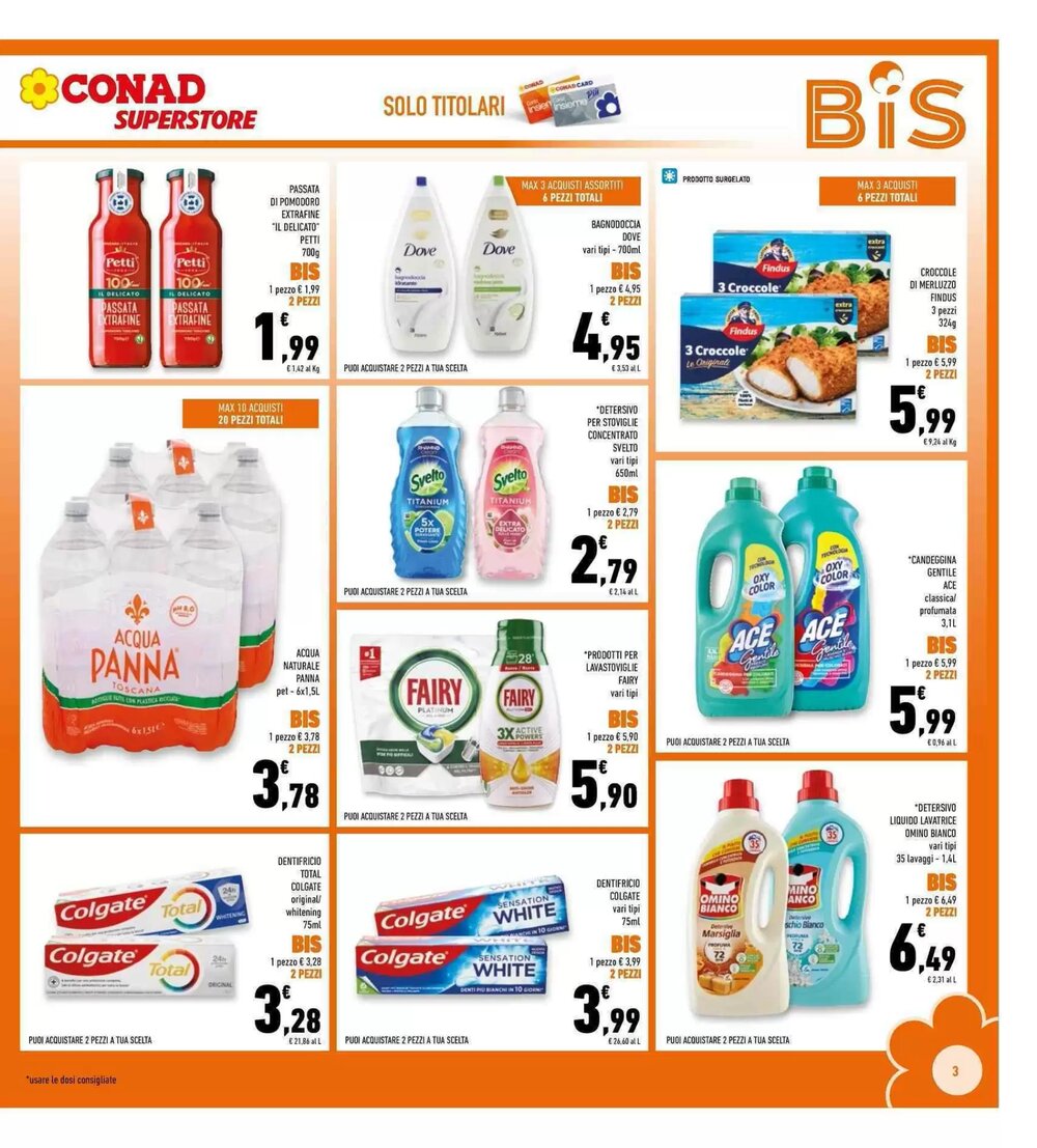Volantino promozionale Conad Superstore  valide dal 25/02/2026 - Pagina 3.