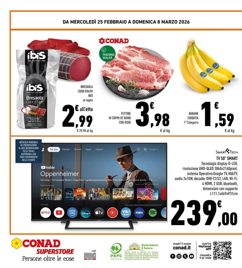 Volantino promozionale Conad Superstore  valide dal 25/02/2026 - Pagina 32.
