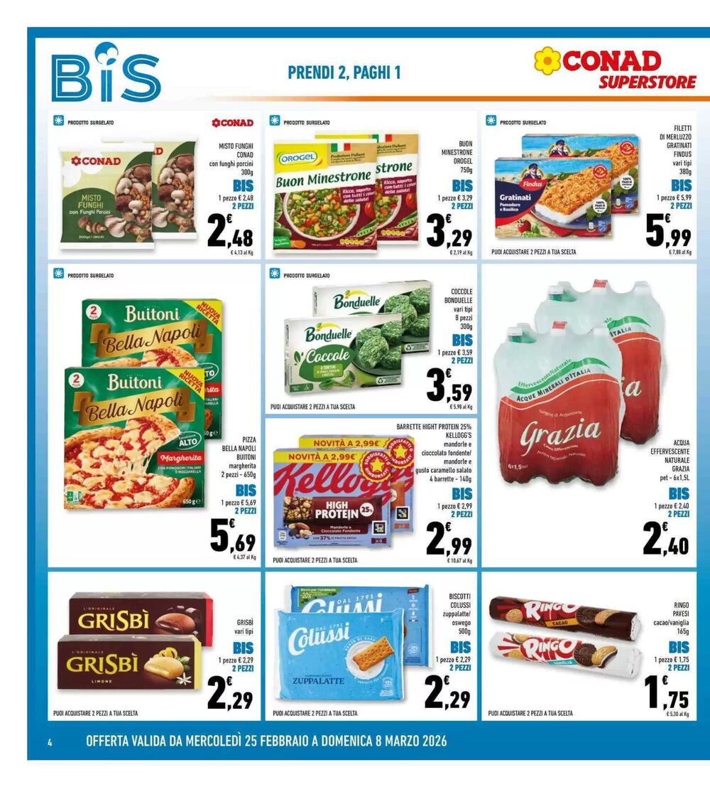Volantino promozionale Conad Superstore  valide dal 25/02/2026 - Pagina 4.