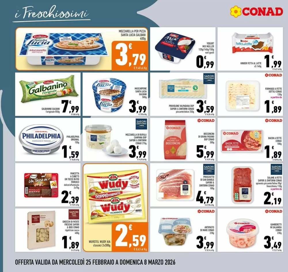 Volantino promozionale Conad  valide dal 25/02/2026 - Pagina 10.