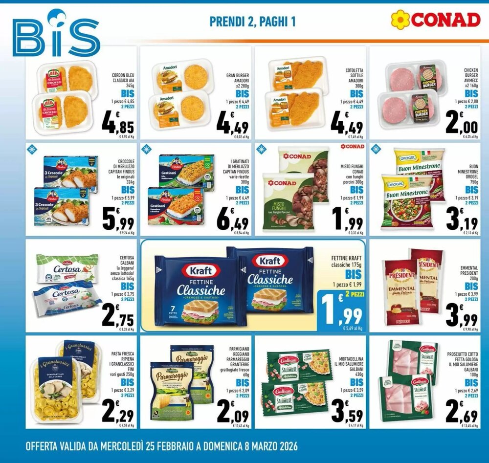 Volantino promozionale Conad  valide dal 25/02/2026 - Pagina 2.
