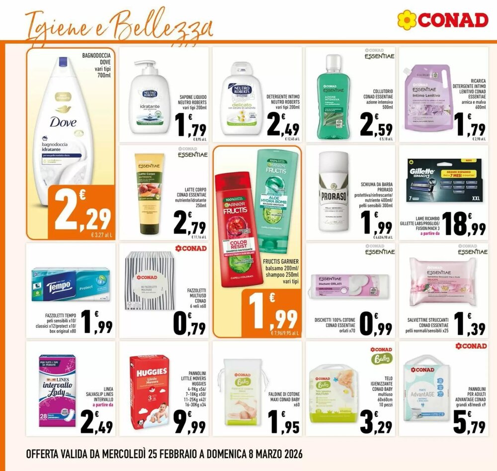 Volantino promozionale Conad  valide dal 25/02/2026 - Pagina 22.