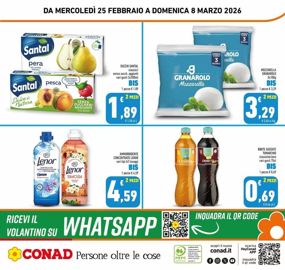 Volantino promozionale Conad  valide dal 25/02/2026 - Pagina 24.