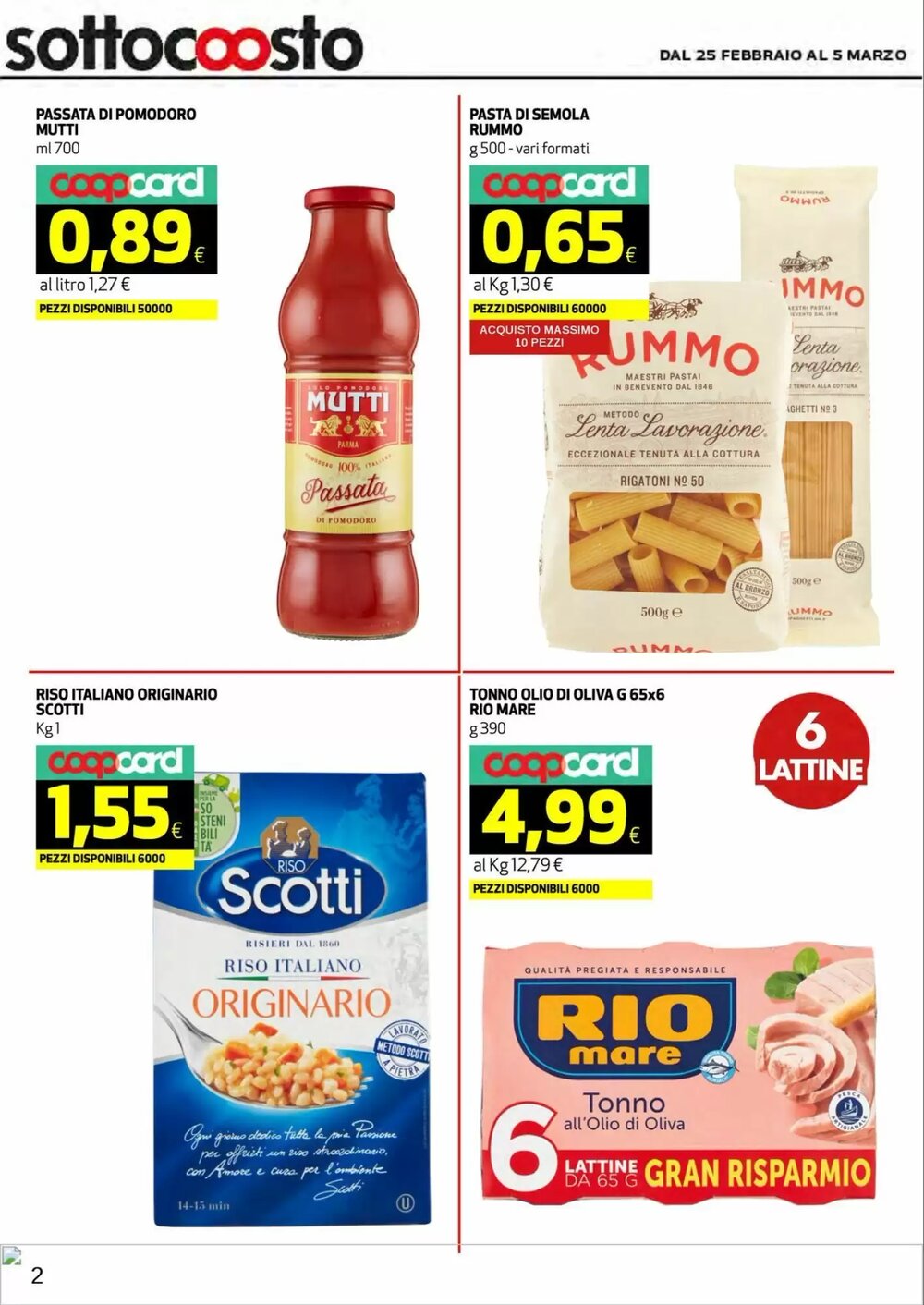 Volantino promozionale Coop Master Alleanza 3.0  valide dal 25/02/2026 - Pagina 3.