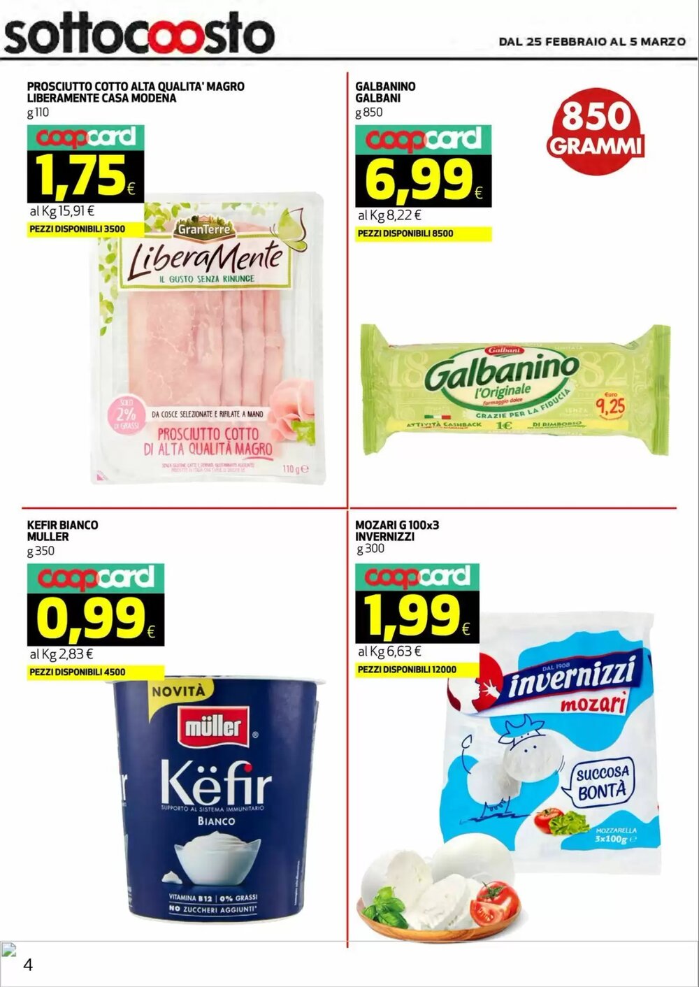 Volantino promozionale Coop Master Alleanza 3.0  valide dal 25/02/2026 - Pagina 5.