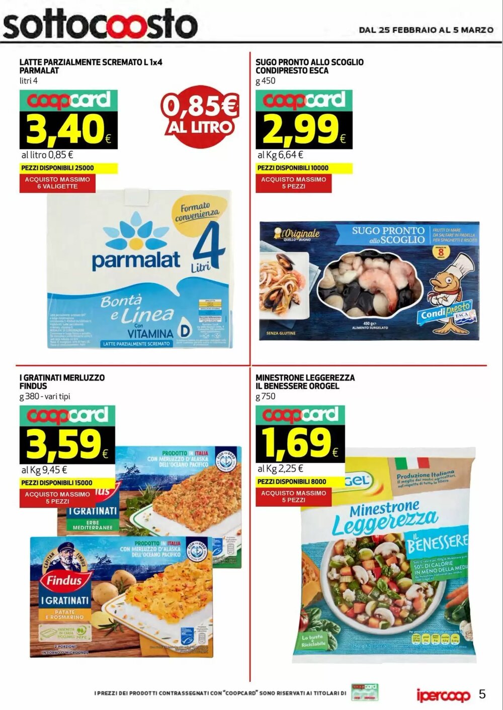 Volantino promozionale Coop Master Alleanza 3.0  valide dal 25/02/2026 - Pagina 6.