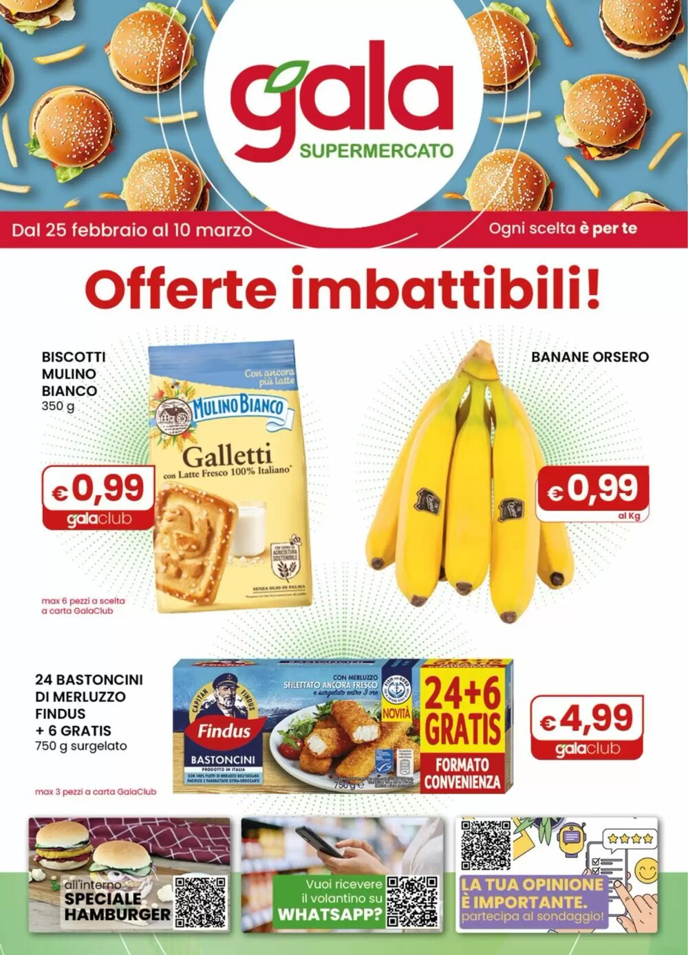 Volantino promozionale Gala Supermercati  valide dal 25/02/2026 - Pagina 1.