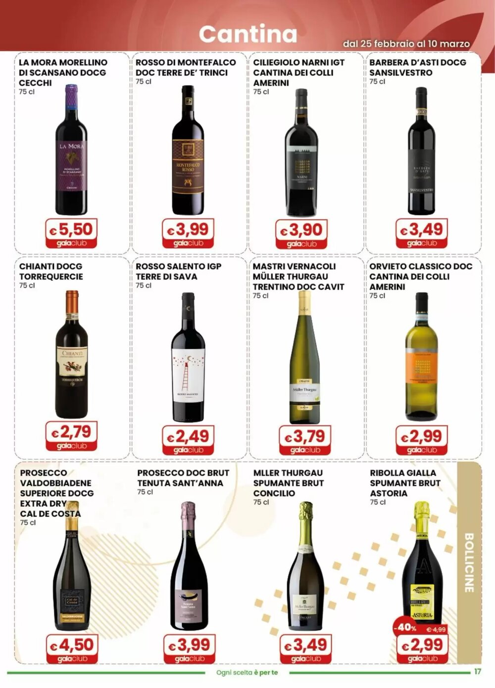 Volantino promozionale Gala Supermercati  valide dal 25/02/2026 - Pagina 17.