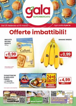 Volantino promozionale Gala Supermercati valide dal 25/02/2026