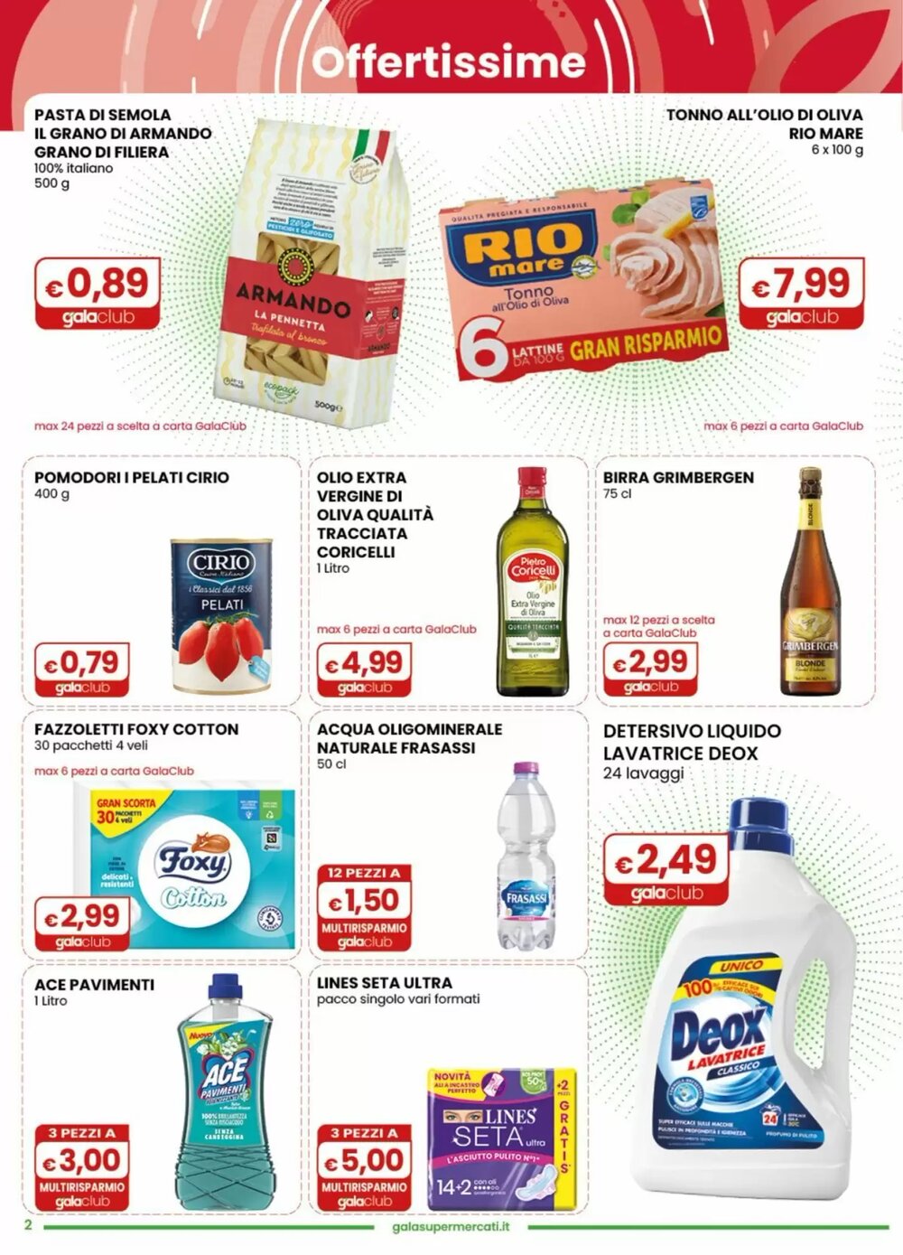 Volantino promozionale Gala Supermercati  valide dal 25/02/2026 - Pagina 2.