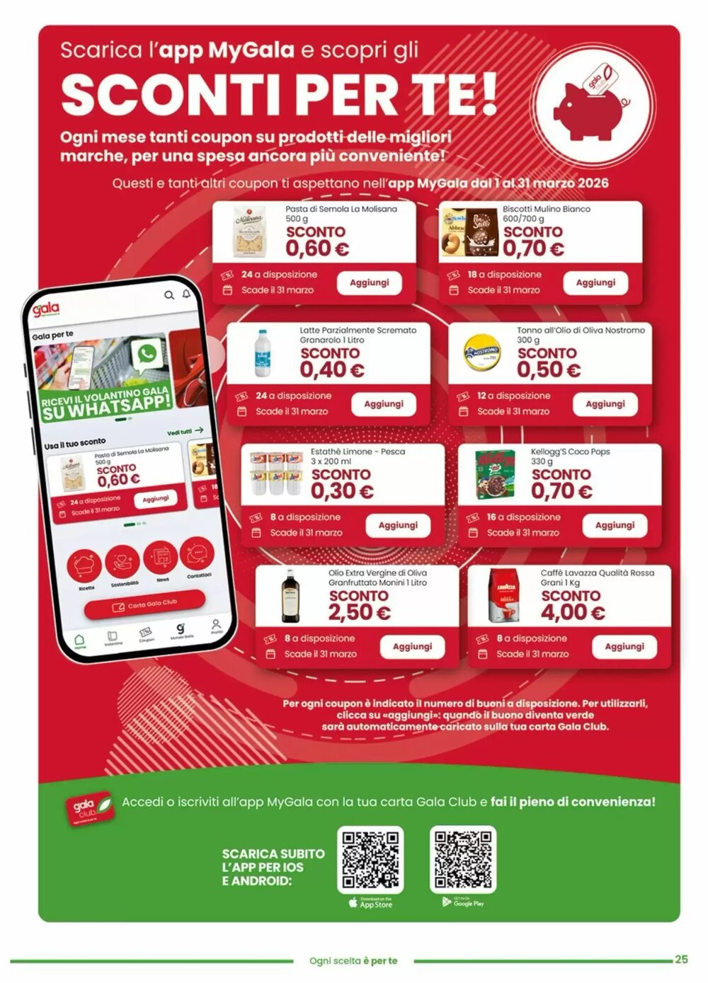 Volantino promozionale Gala Supermercati  valide dal 25/02/2026 - Pagina 25.