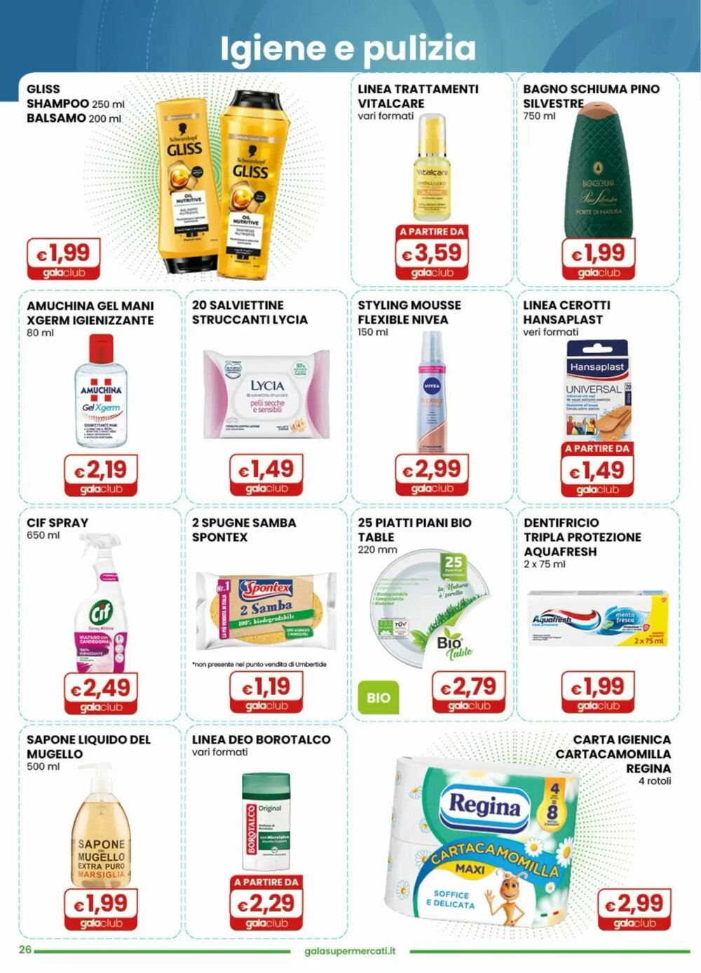 Volantino promozionale Gala Supermercati  valide dal 25/02/2026 - Pagina 26.