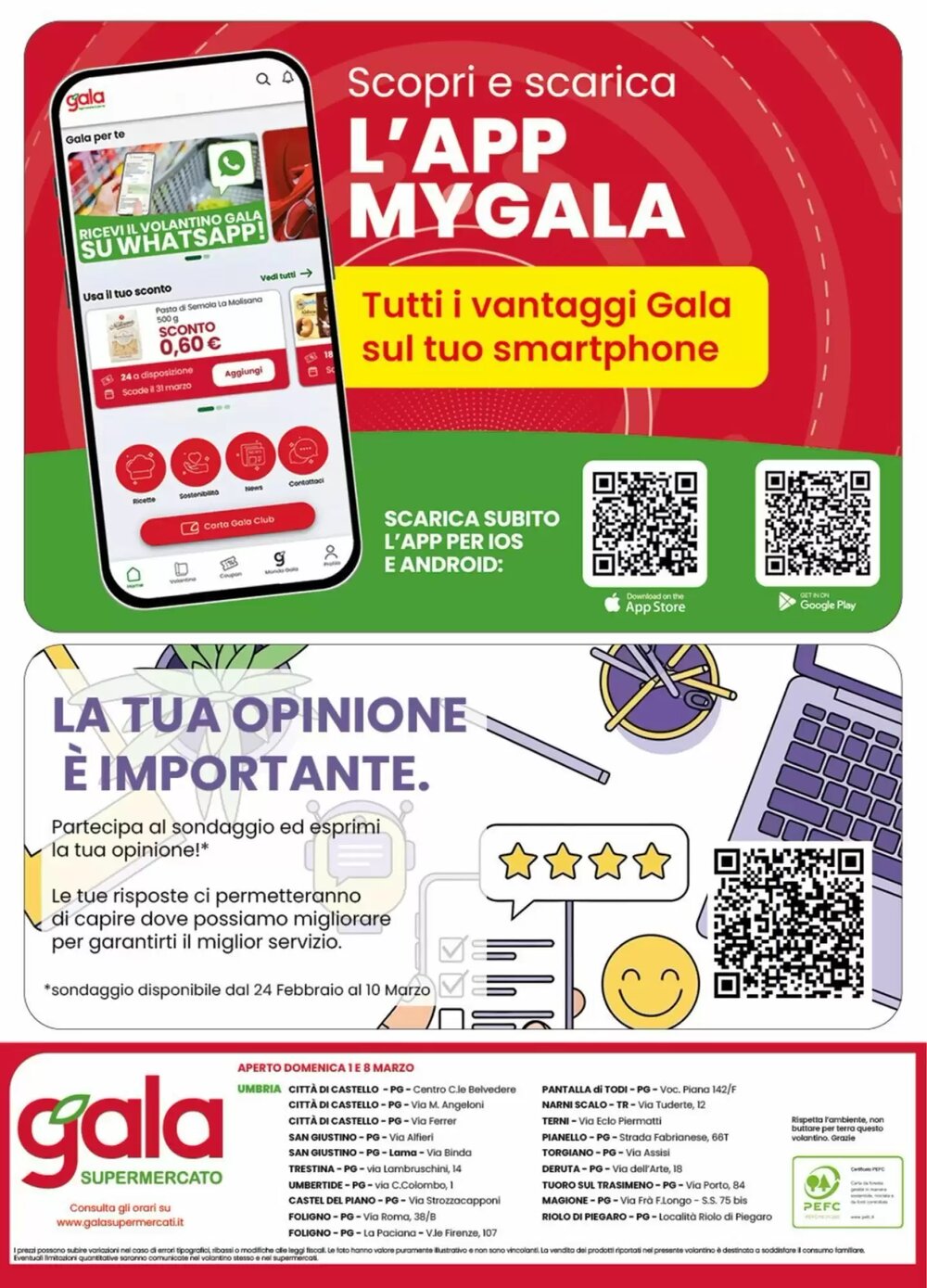 Volantino promozionale Gala Supermercati  valide dal 25/02/2026 - Pagina 28.
