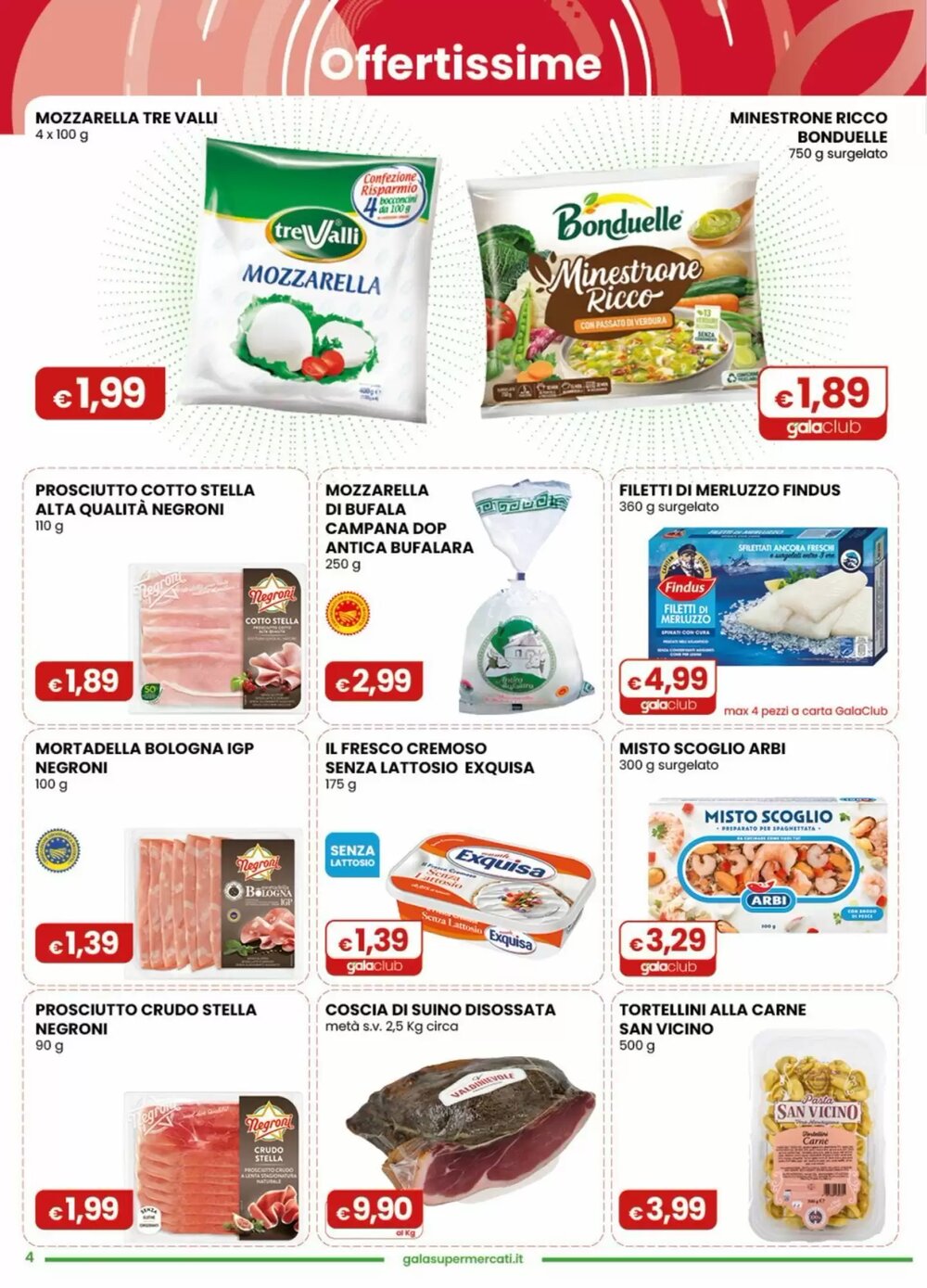 Volantino promozionale Gala Supermercati  valide dal 25/02/2026 - Pagina 4.