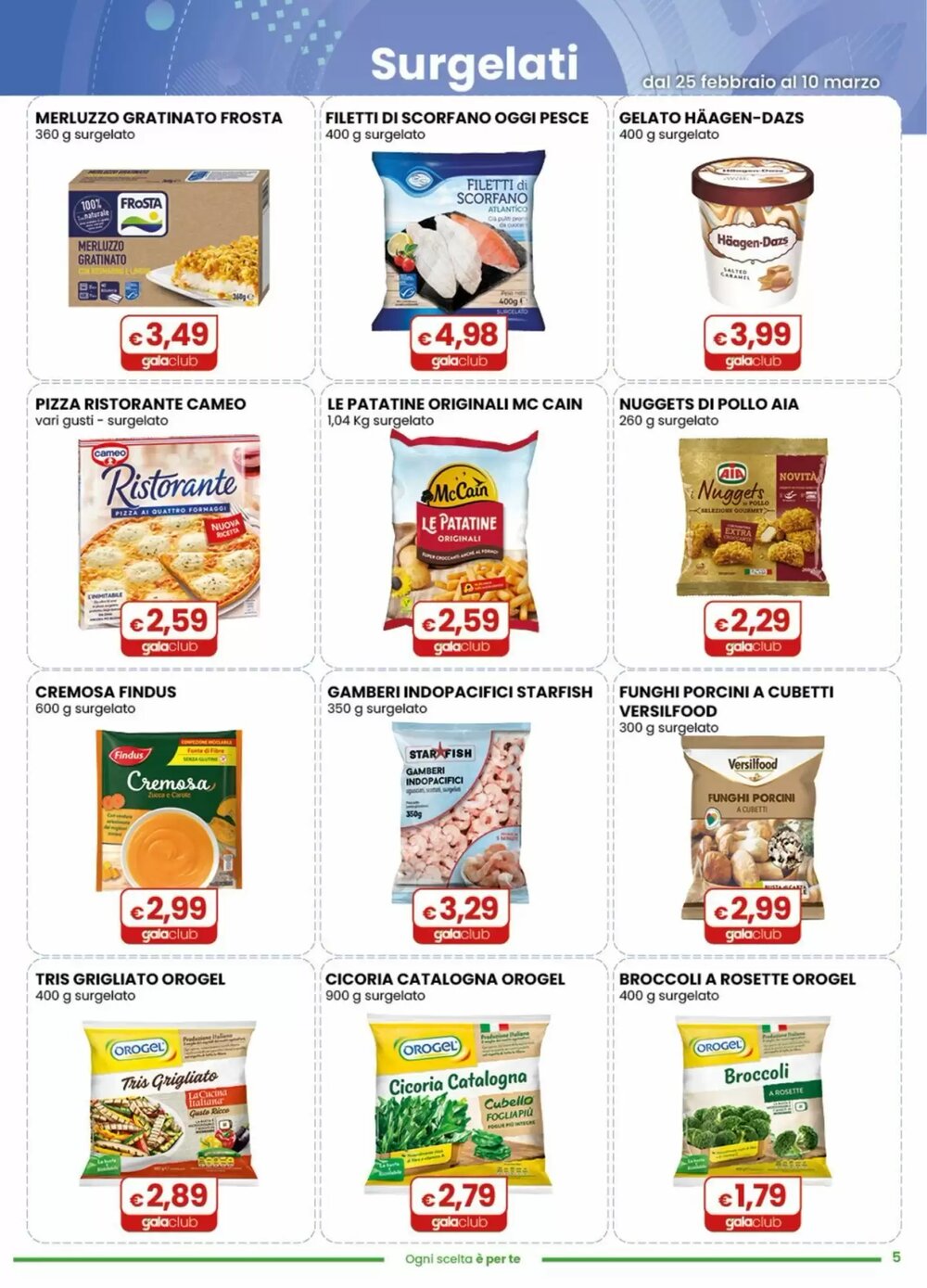 Volantino promozionale Gala Supermercati  valide dal 25/02/2026 - Pagina 5.