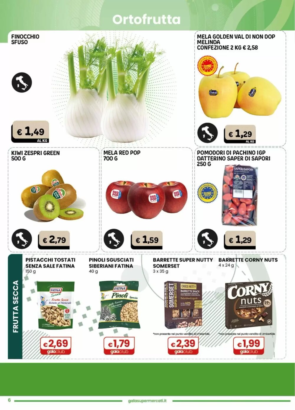 Volantino promozionale Gala Supermercati  valide dal 25/02/2026 - Pagina 6.