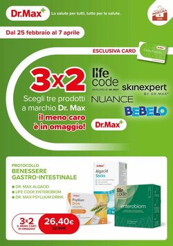 Volantino promozionale Dr.Max  valide dal 25/02/2026